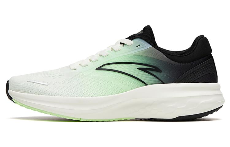 Anta LingFeng Anti Slip Wear Resistant Low Top Running Shoes Men's White Green Black