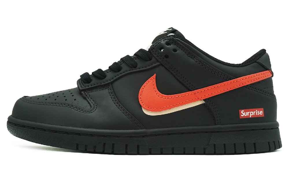 Nike Dunk Low Top Skateboard Shoes Unisex Black