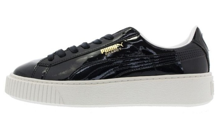 PUMA Basket Platform Patent Peacoat Women's