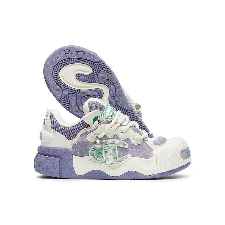 Champion Puff Head Shoes AutoSkate V1 Low-Top Skateboard Shoes Women's Galaxy Lilac Purple/Milk White купить в интернет-магазине Yoocart с быстрой доставкой по России.