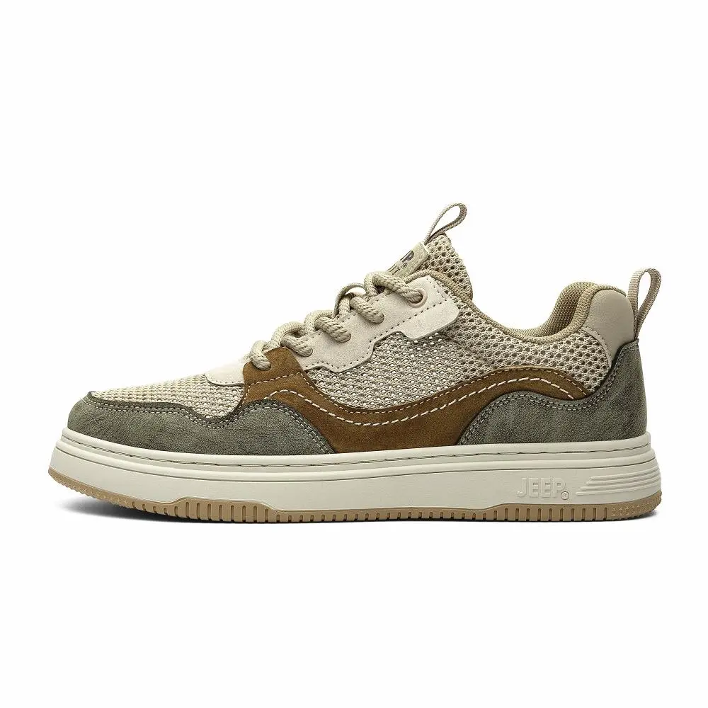 JEEP SPIRIT Quick Dry, Abrasion Resistant, Lightweight, Breathable Low top Skateboard Shoes Men's Sandstone