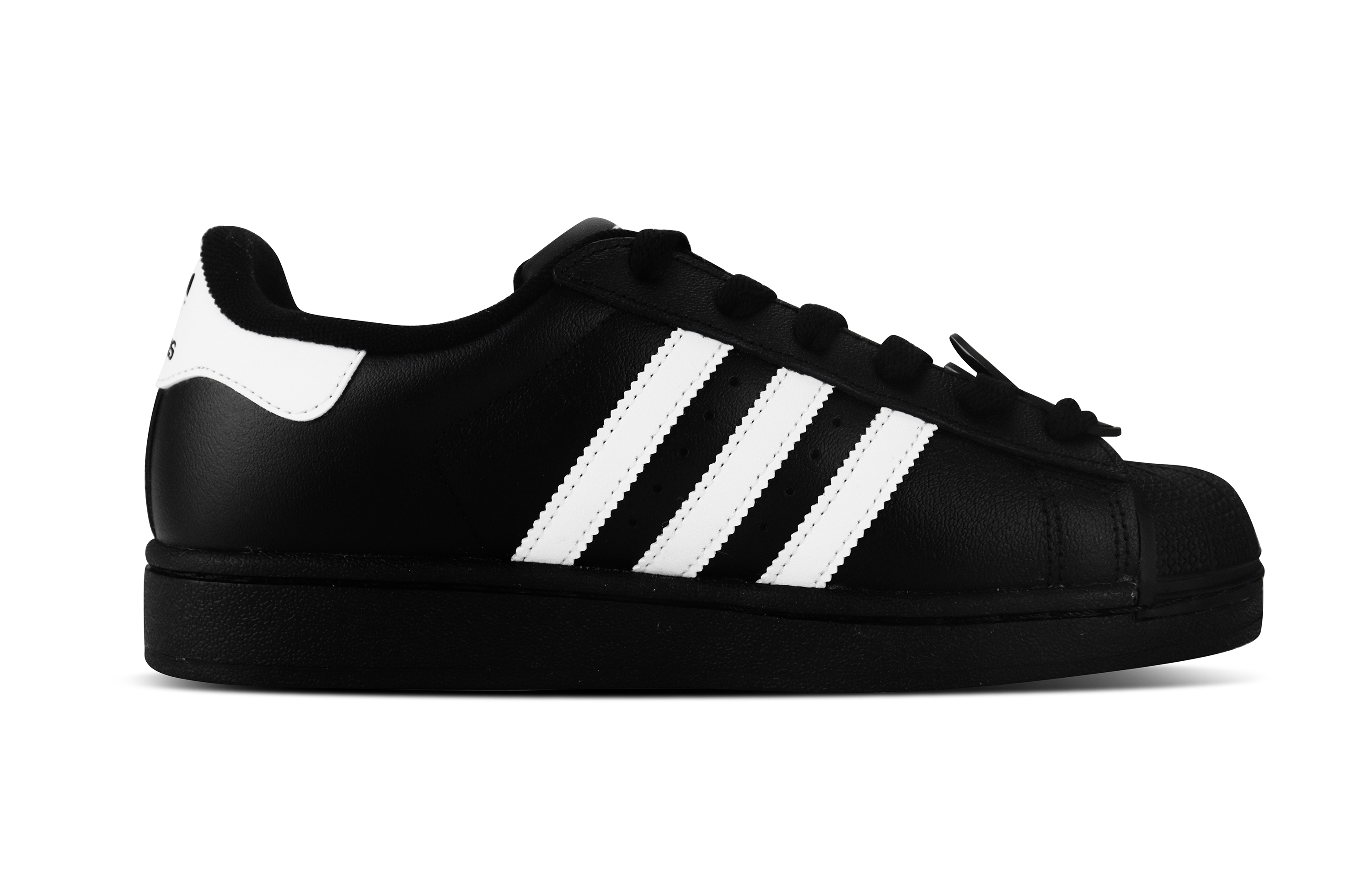 Adidas Originals Superstar 2 Wear resistant And Lightweight Low Top Skateboard Shoes Unisex Black White