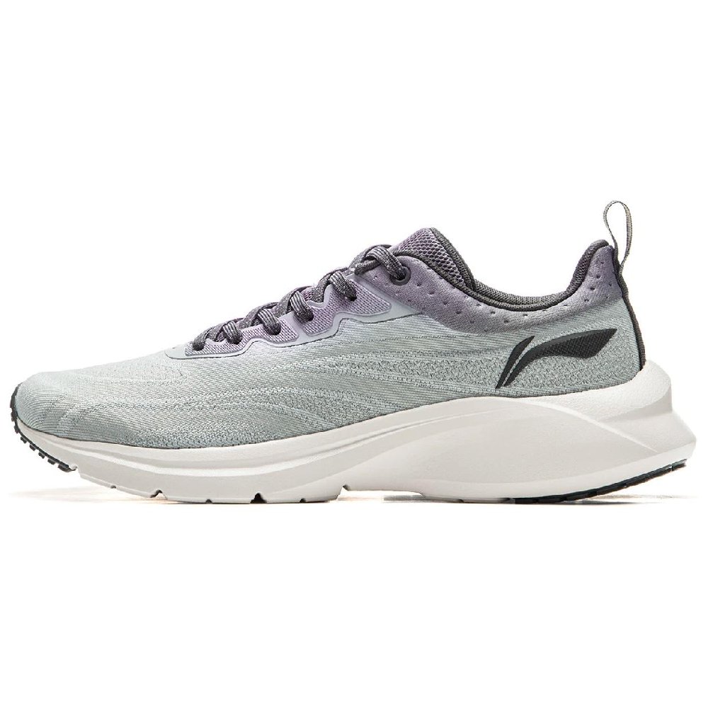 LiNing YunQue Wear-Resistant Low-Top Casual Running Shoes Men's Gray