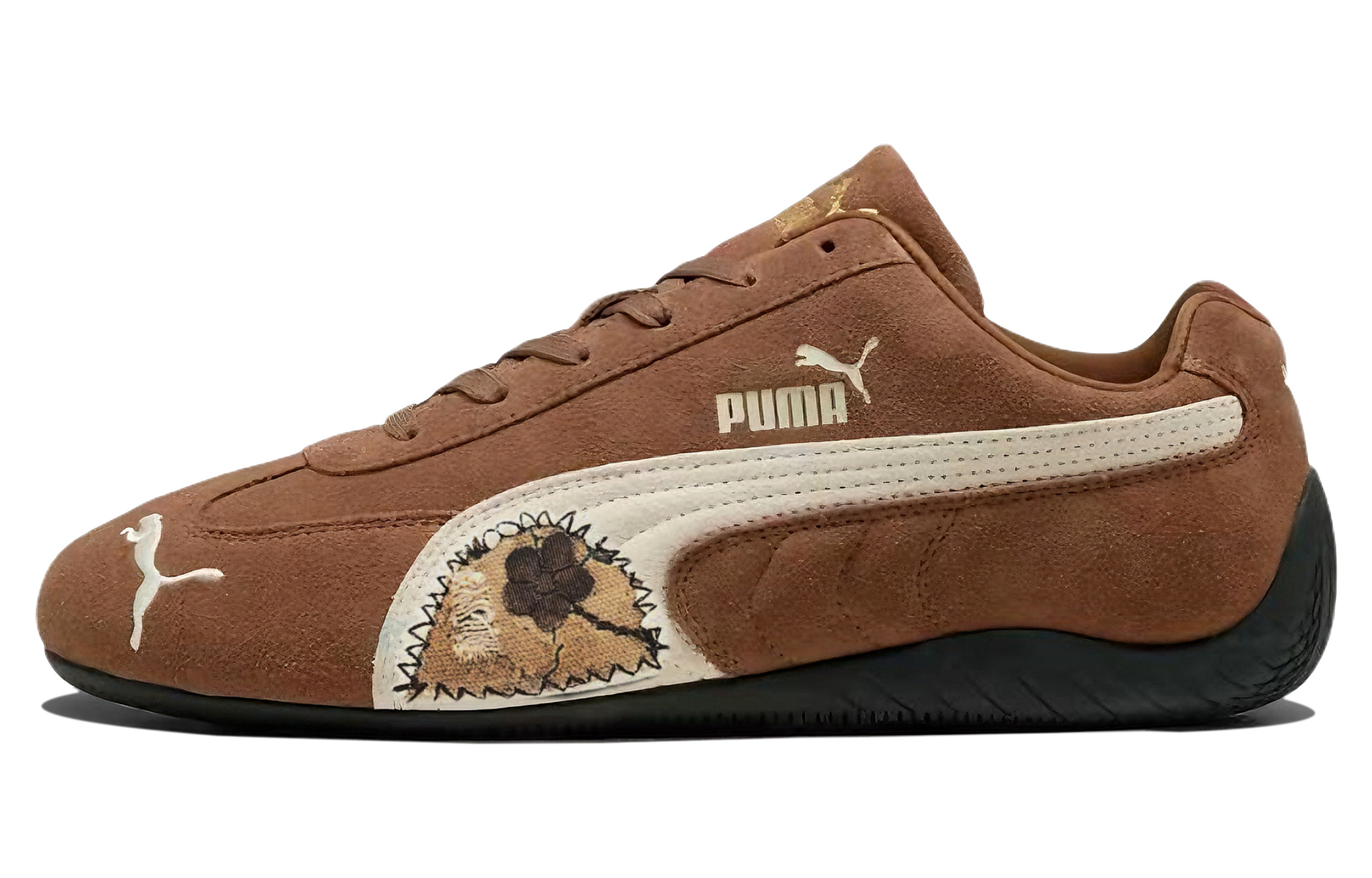 PUMA Speedcat Collection 90° Brown Intensity Cushioning, Wear Resistant Low top Casual Shoes Unisex
