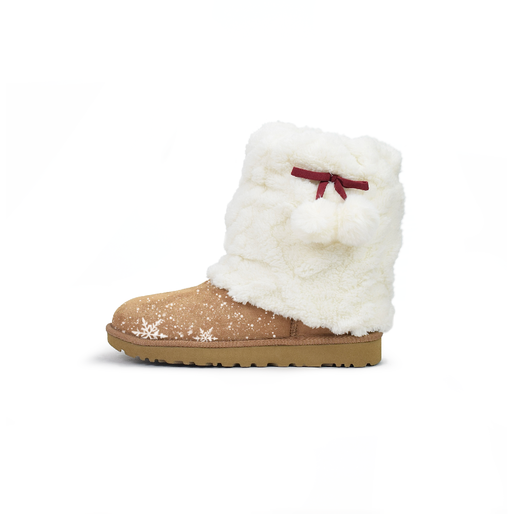 UGG CLASSIC MINI Warm And Wear-Resistant Short Snow Boots Women's Camel