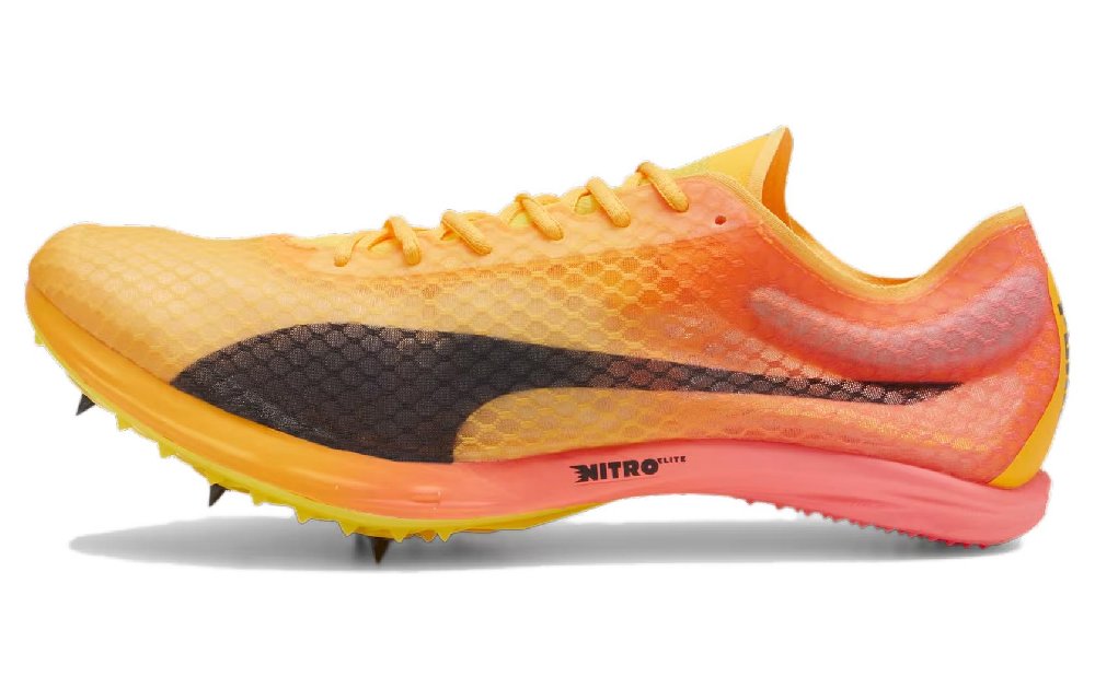 PUMA EvoSPEED Distance Nitro Elite+ 4 Cleats 'Orange Black'