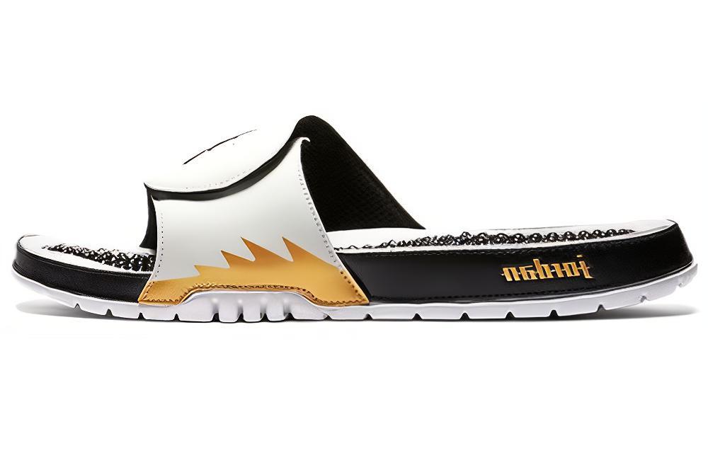 Air Jordan Hydro 5 Retro Slide 'White Metallic Gold'