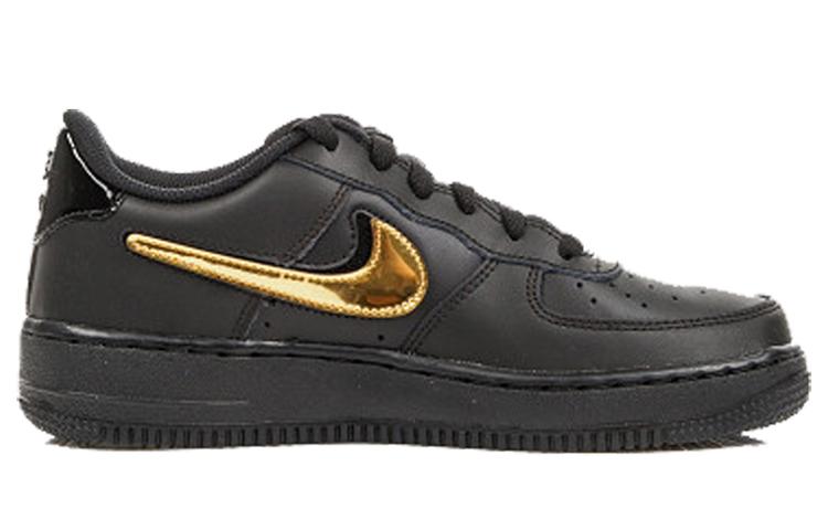Nike Air Force 1 LV8 3 'Removable Swoosh - Black' GS