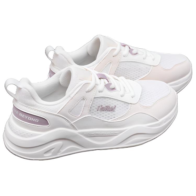 361° Cushioning And Breathable Low Top Casual Running Shoes Women's White Pink Purple купить в интернет-магазине Yoocart с быстрой доставкой по России.