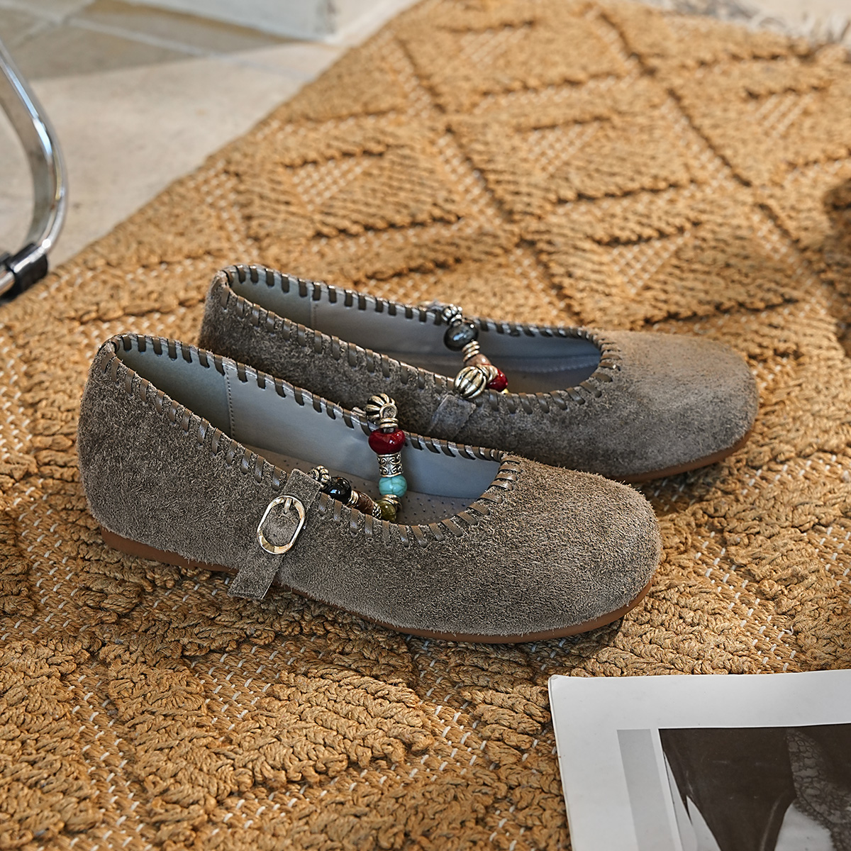 EBLAN Flat Mary Jane Shoes Women's купить в интернет-магазине Yoocart с быстрой доставкой по России.