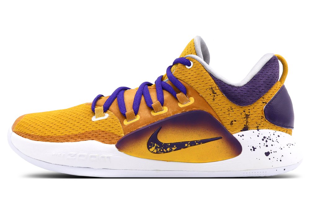 Nike Hyperdunk X Low 10 Low-Top Basketball Shoes Men's Yellow Purple