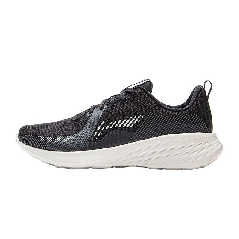 LiNing Light Cloud Coverage Breathable Low Top Casual Running Shoes Men's Black