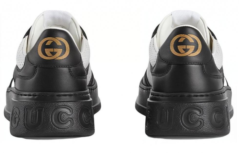 GUCCI Gg Embossed Sneaker 'Black White' купить в интернет-магазине Yoocart с быстрой доставкой по России.