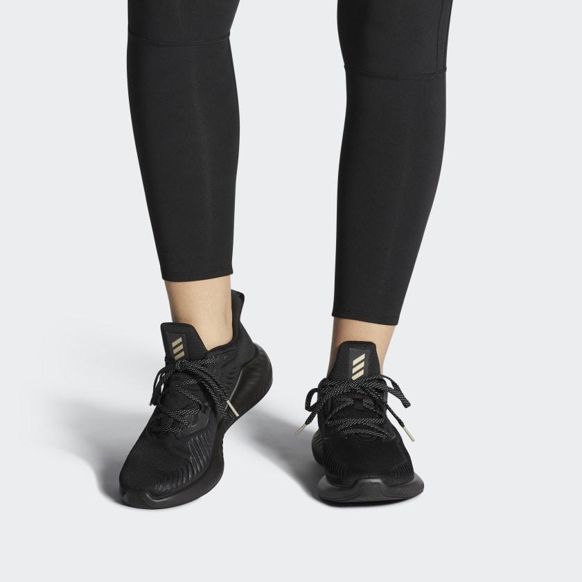 Adidas Alphabounce+ Run 'Black Gold' купить в интернет-магазине Yoocart с быстрой доставкой по России.
