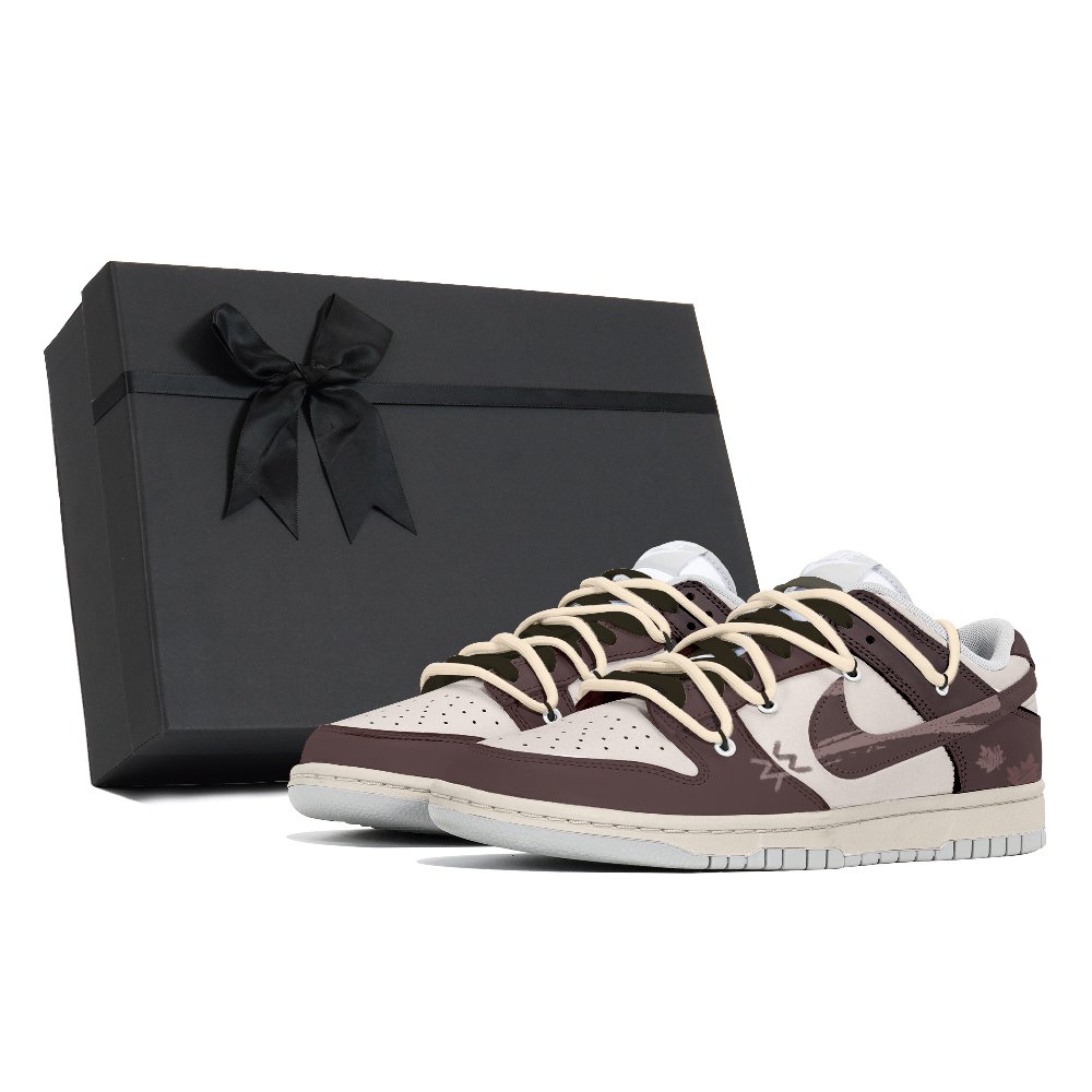 Nike Dunk Abrasion-Resistant Low-Top Skateboard Shoes Men's Fuchsia