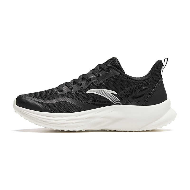 Anta Cushioning Wear Resistant Low Top Casual Running Shoes Women's Black