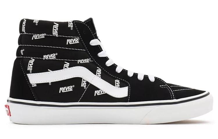 Vans Sk8 Hi Vans Allover Logo Black купить в интернет-магазине Yoocart с быстрой доставкой по России.