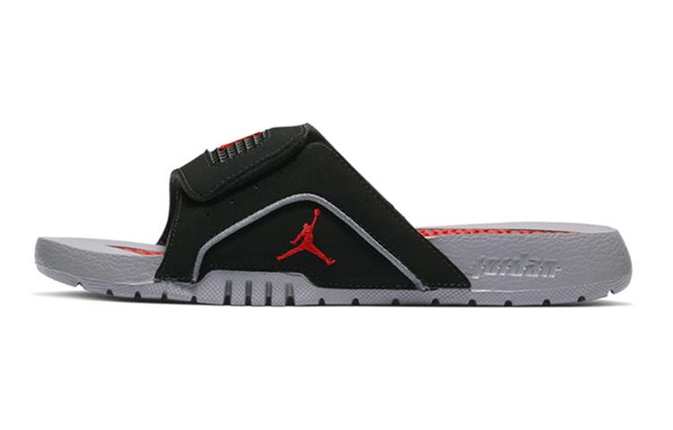 Jordan Hydro 4 Retro Slide GS 'Black Cement Grey'