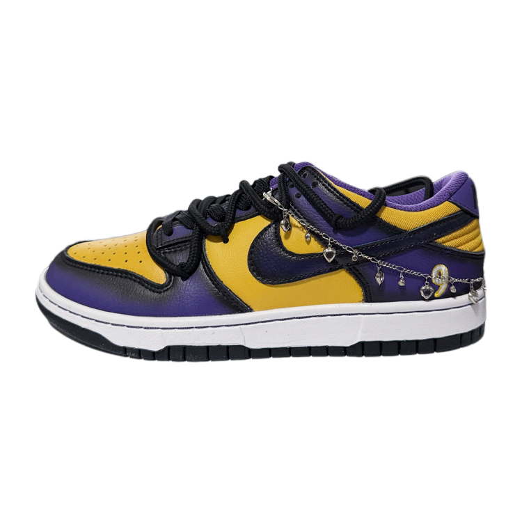 Nike Dunk Lisa Leslie Mamba Low top Skateboard Shoes Unisex Black Purple Yellow