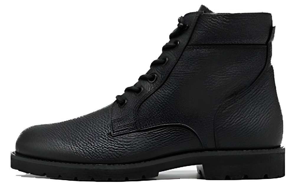 Ecco Ankle-Length Martin Boot Men's Black