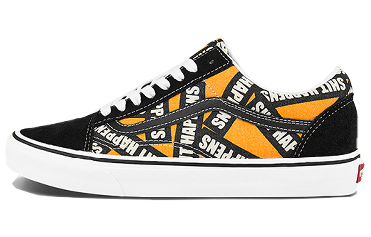 Vans Old Skool Alphabet Black Yellow Unisex 'Black Yellow'