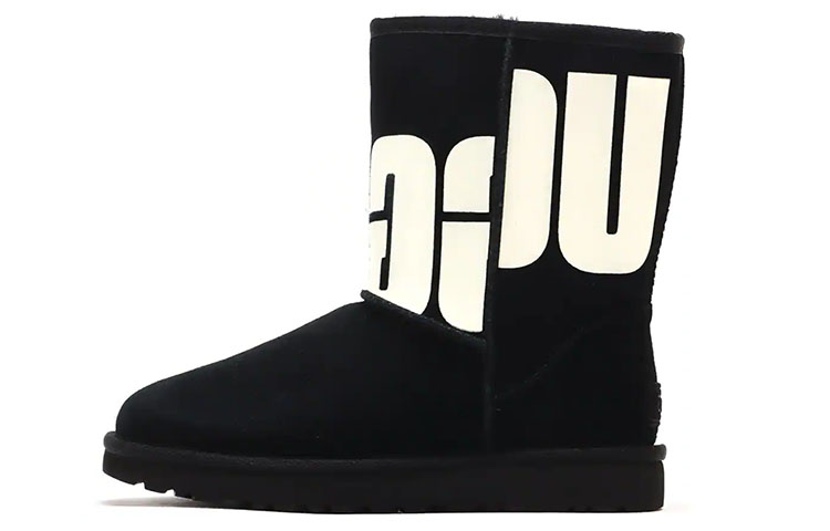 UGG Classic Short 2 Chopd 'Black White' Women's