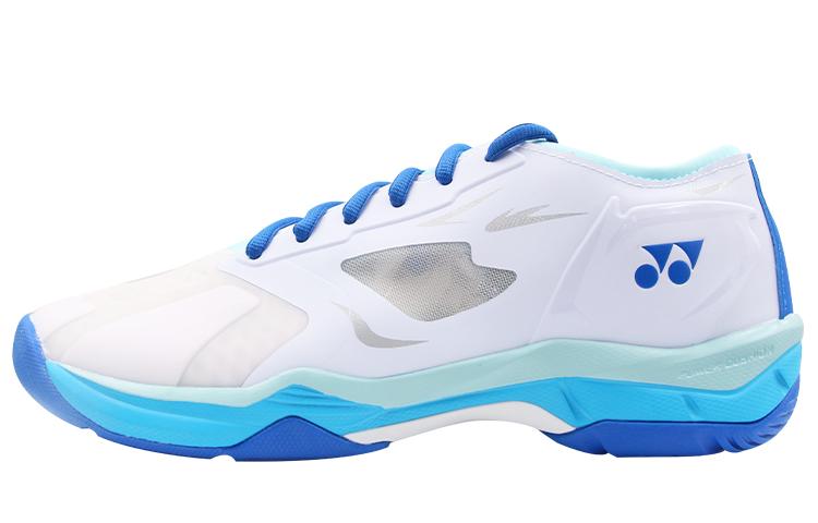 YONEX Power Cushion Cushioned Slip-Resistant Low-Top Badminton Shoes Unisex White Blue