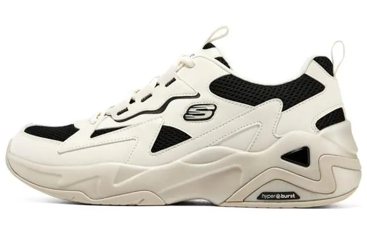 Skechers D'LITES Hyper Burst 'Cream White Black'