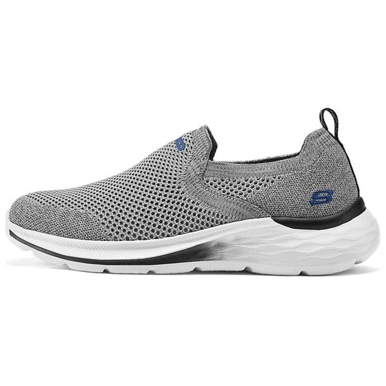 Skechers Casual Low Top Casual Shoes Men's Gray White