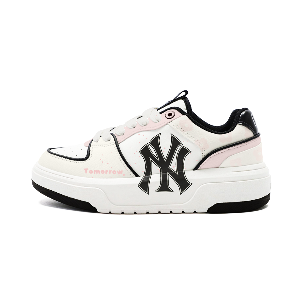 MLB Chunky Liner Skateboard Shoes Unisex Low Top Ecru