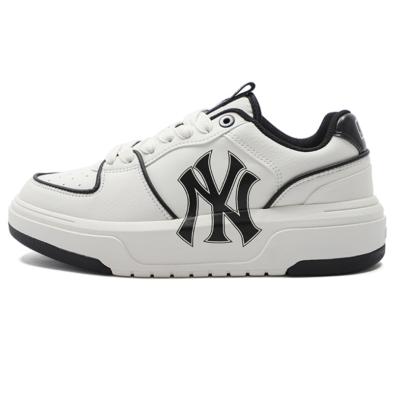 MLB New York Yankees Skateboard Shoes Unisex Low-Top Pink Black