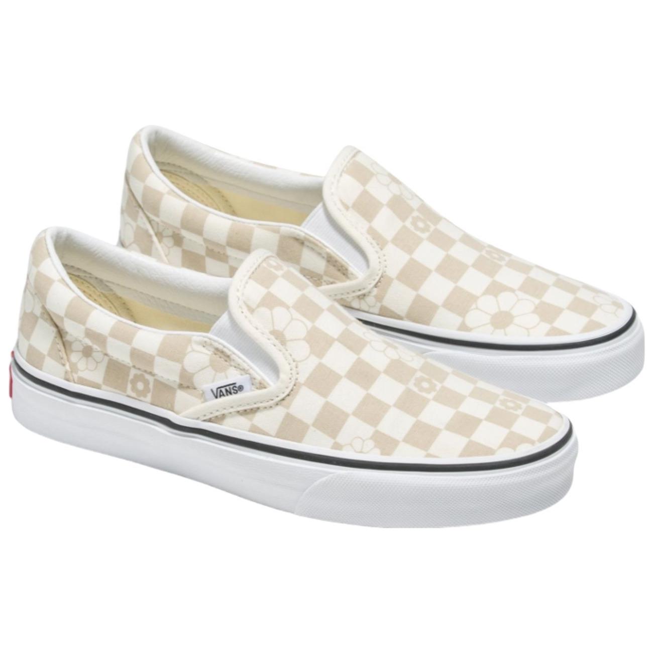 Vans Slip on Low Top Skateboard Shoes Women's Beige купить в интернет-магазине Yoocart с быстрой доставкой по России.