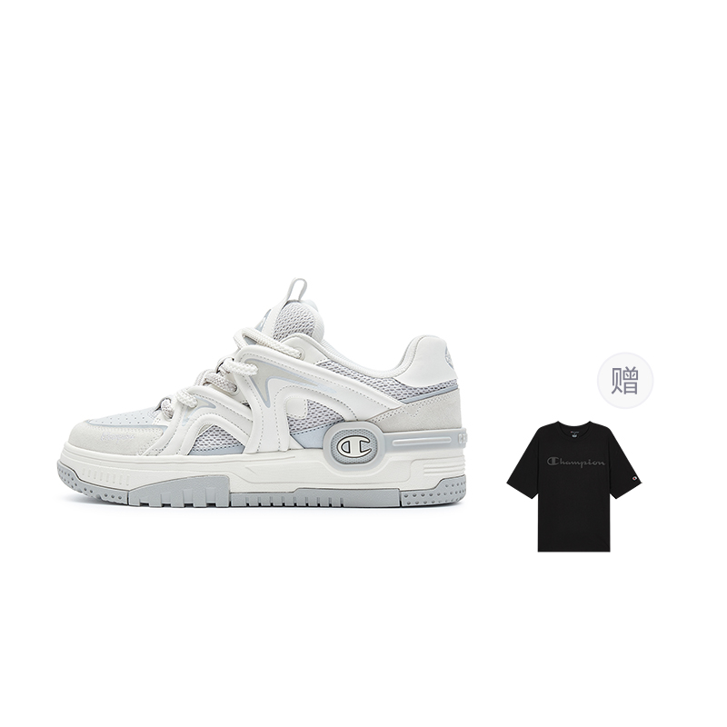 Champion Karst Skate Skateboard Shoes Men's White Gray
