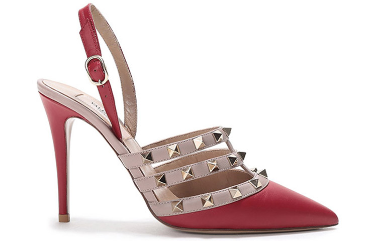Valentino Slim Heel High Heels Women's Pink