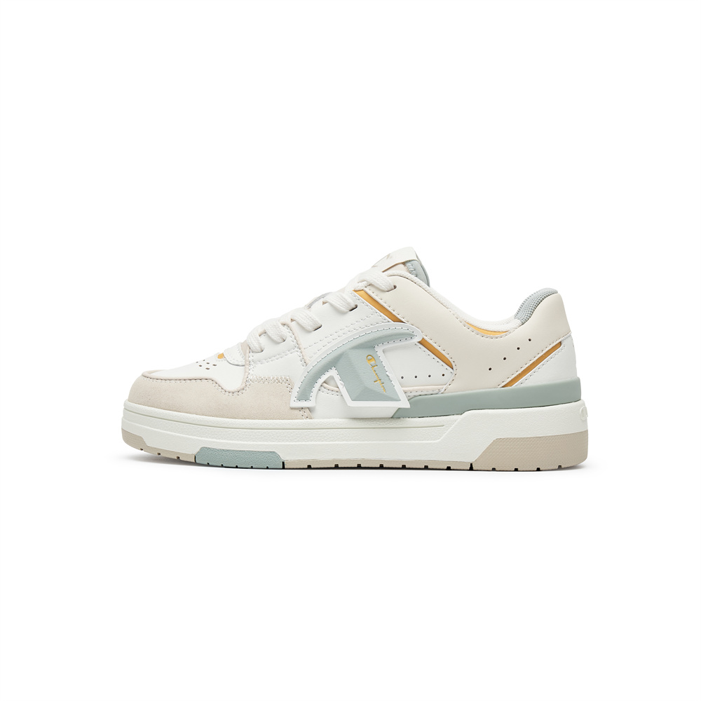 Champion Preppy Skate Low-Top Skateboard Shoes Women's Milk White/Light Bone