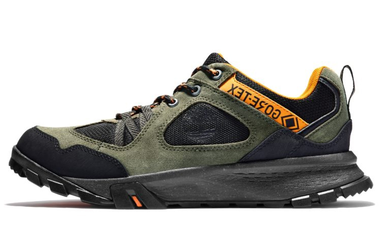 Timberland Garrison Trail Waterproof Low Hikers 'Black Green Yellow'