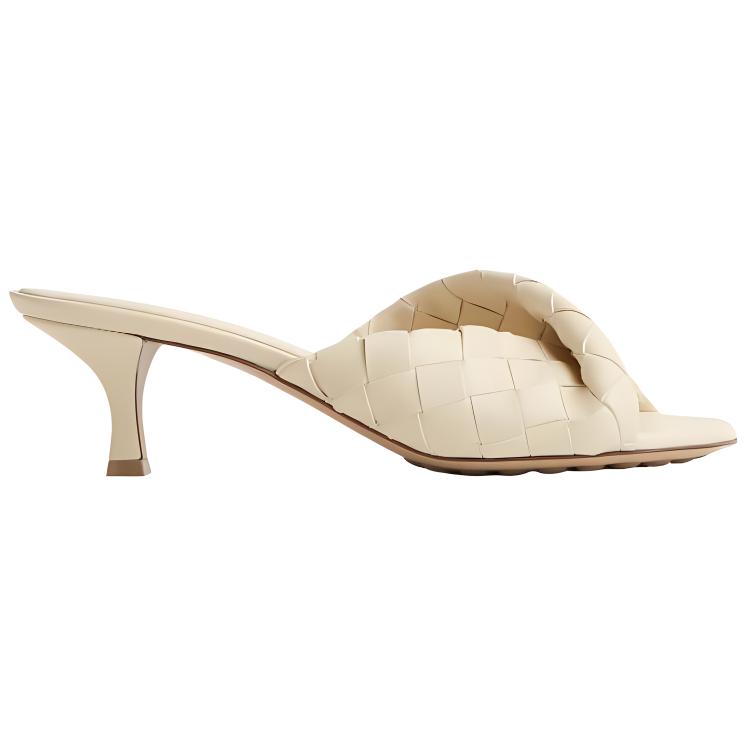 Bottega Veneta Blink Slide Slippers Women's Beige