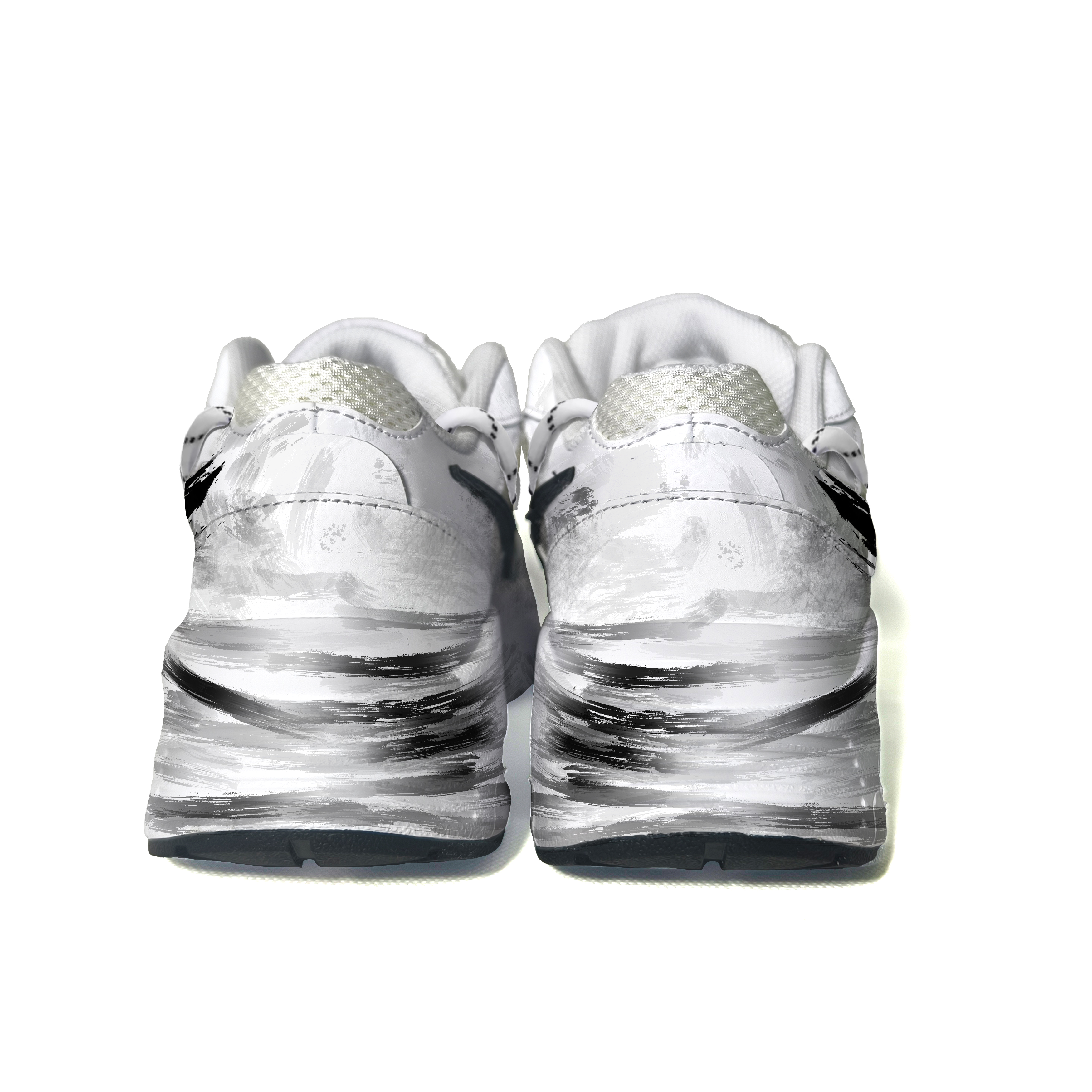 Nike Air Max Fusion Abrasion Resistant Low top Casual City Commute Running Shoes Men's White купить в интернет-магазине Yoocart с быстрой доставкой по России.