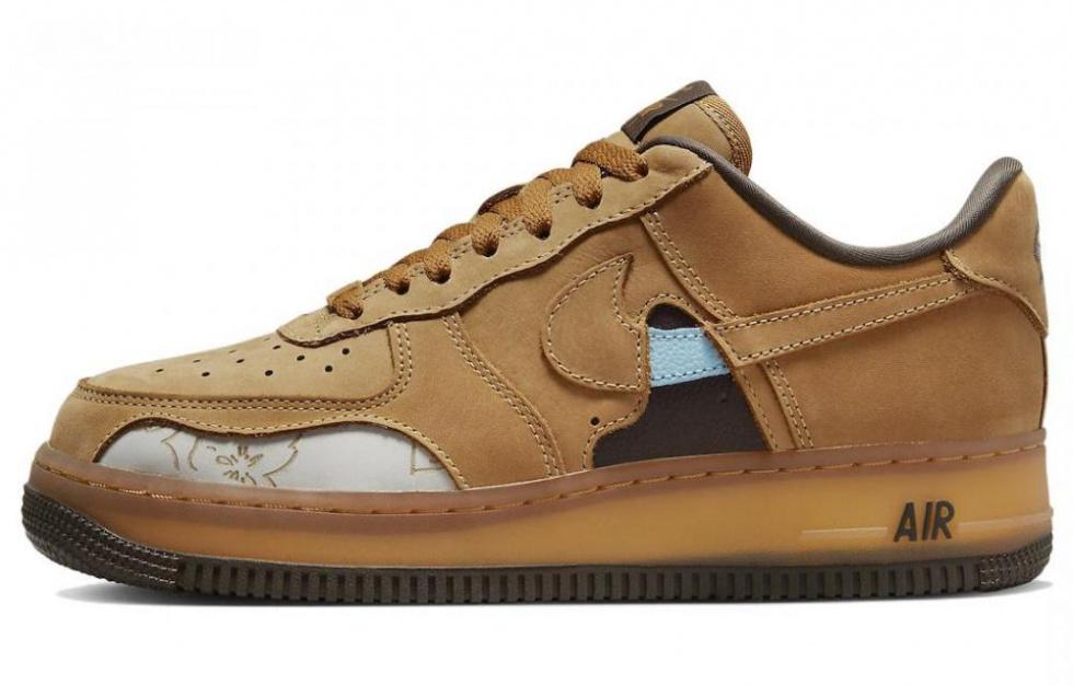 Nike Air FORCE 1 Кроссовки для скейтбординга Низкие Женские