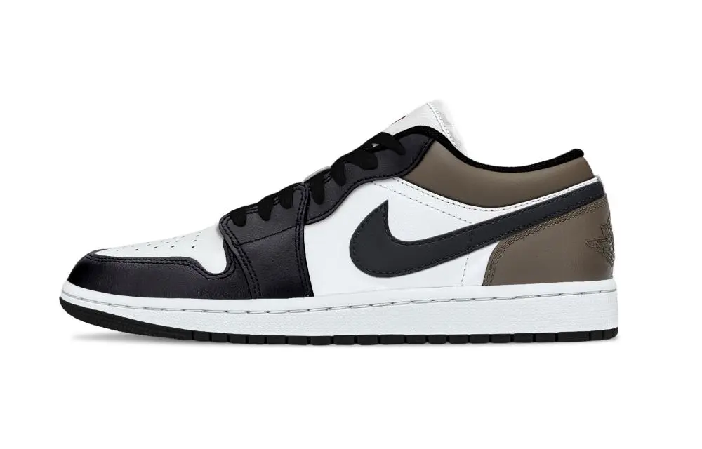 Jordan Air Jordan 1 Mocha Support Low top Vintage Basketball Shoes Unisex Umber