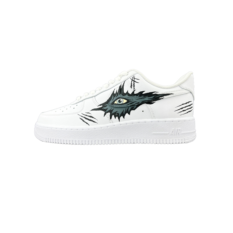 Nike Air Force 1 HEN-Ji Anti-Slip Wear-Resistant Low-Top Skateboard Shoes Unisex White