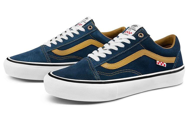Vans Dane Reynolds X Skate Old Skool 'Navy Golden Brown' купить в интернет-магазине Yoocart с быстрой доставкой по России.