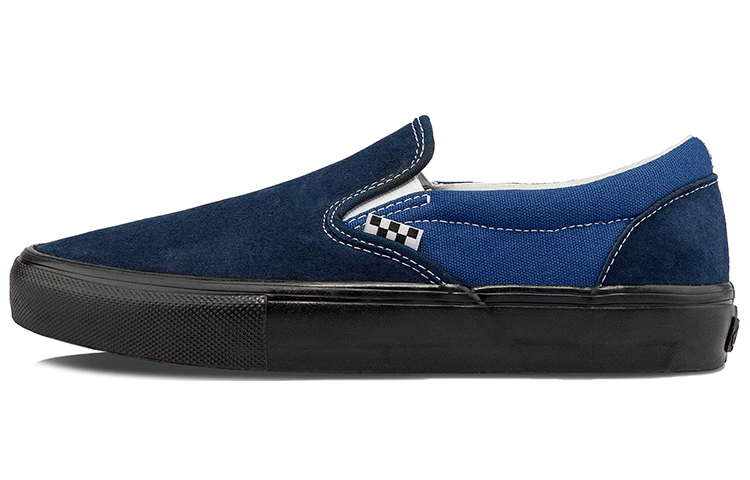 Vans Unisex Skate Slip On Vcu Sneakers Black/Blue
