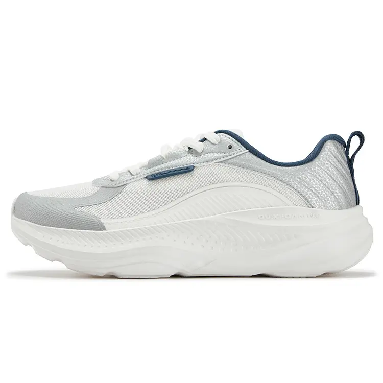 361° Star Jump Cushioning, Wear Resistant Low top Casual Running Shoes Men's Silver White