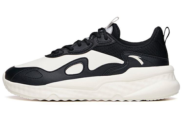 ANTA Casual Shoes Women's Low-Top Ivory White/Black