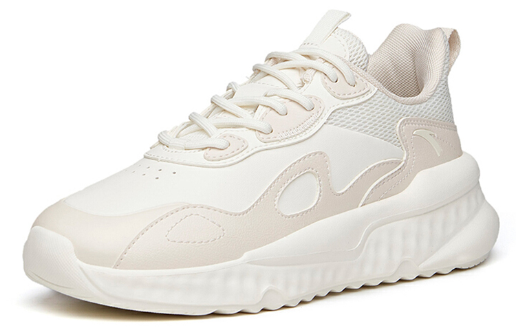 Anta Life Collection Slip Resistant, Abrasion Resistant, Breathable Low Top Sports Casual Shoes Women's Ivory White купить в интернет-магазине Yoocart с быстрой доставкой по России.