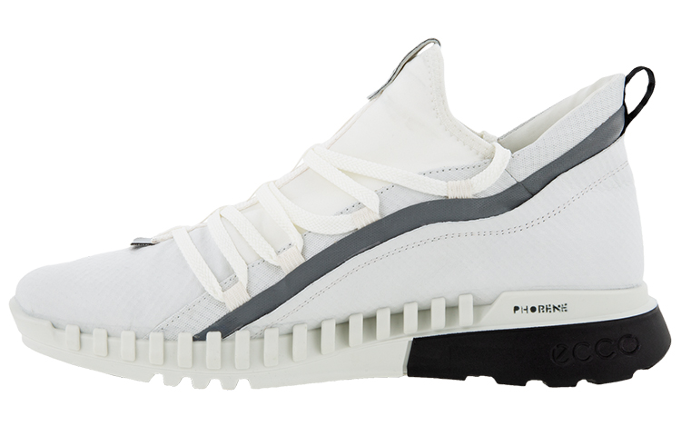 Ecco Zipflex Casual Shoes Men Low-Top White