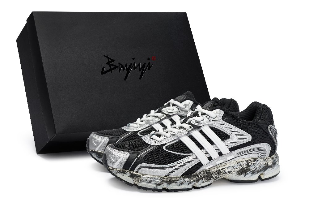 Adidas Originals Response Running Shoes Unisex Low-Top Black White Silver