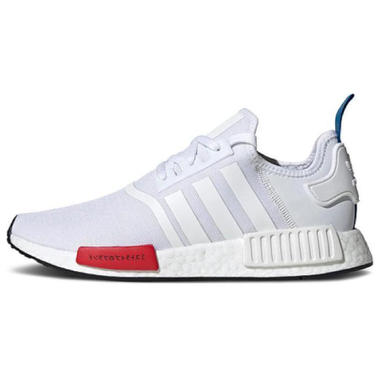 Adidas NMD_R1 Primeknit 'White Red Blue'