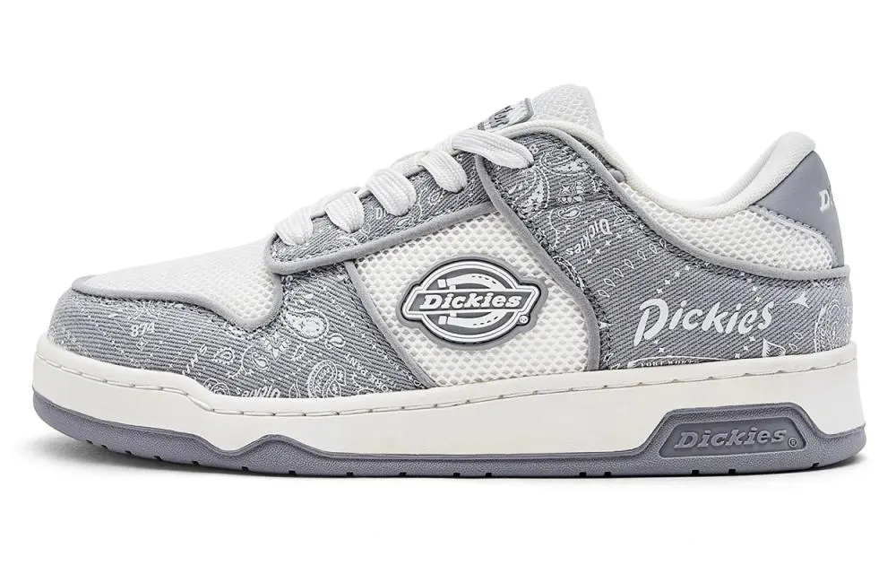 Dickies Lightweight Low Top Skateboard Shoes Men's White Gray